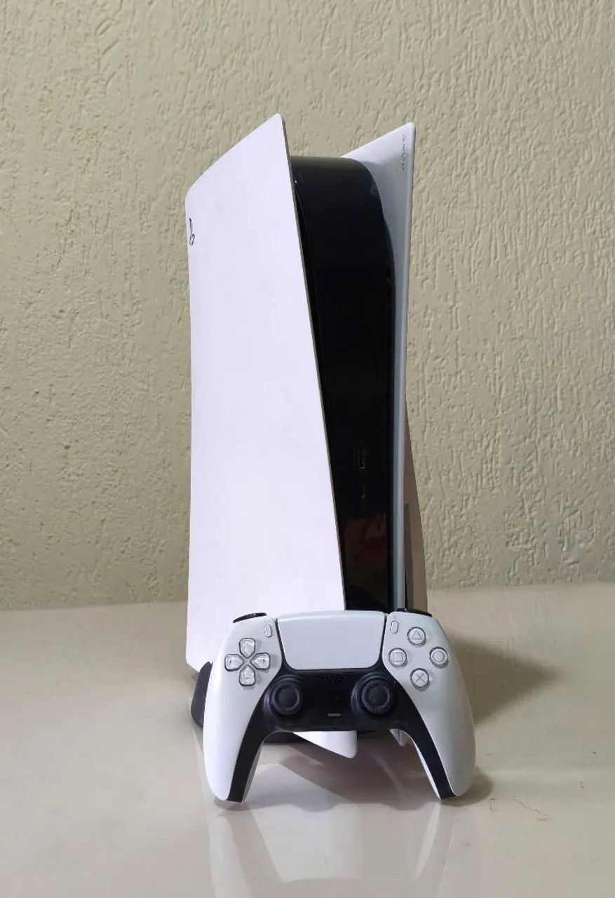 PS5 COM LEITOR + CONTROLE + CAIXA ORIGINAL - Foto 2