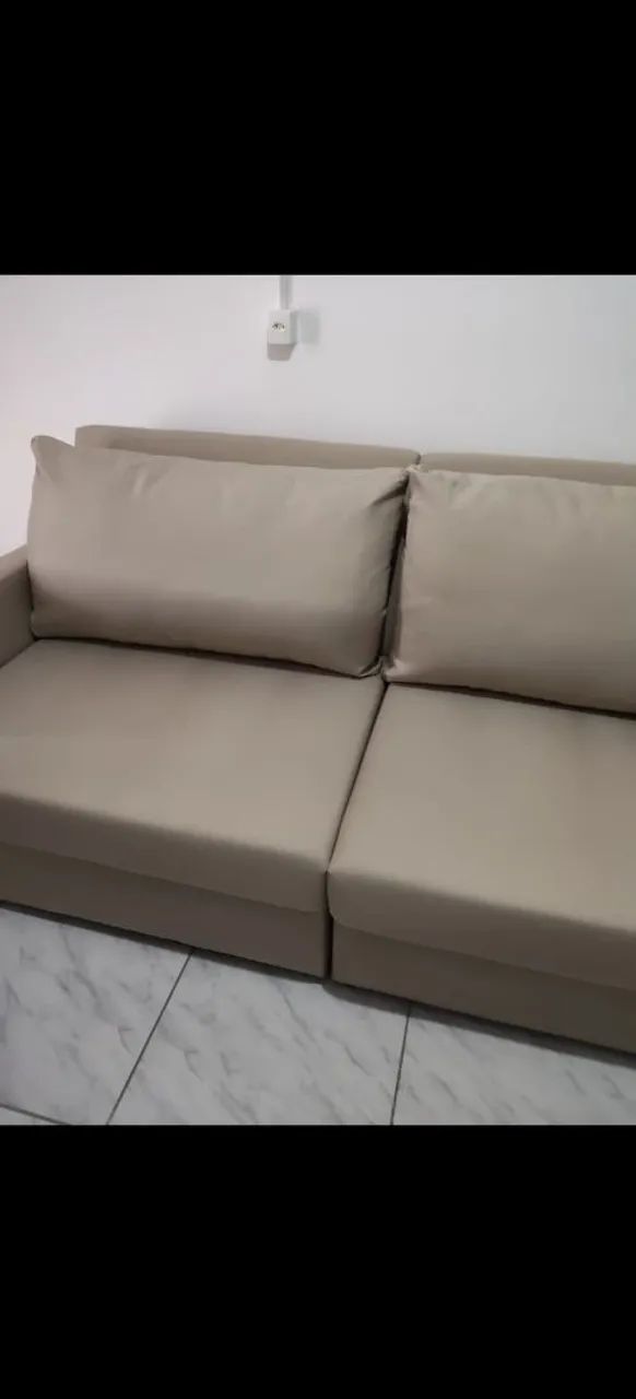 SOFÁ EXCLUSIVA ROMA 2,20M - SOFT PALHA LISO - Foto 5