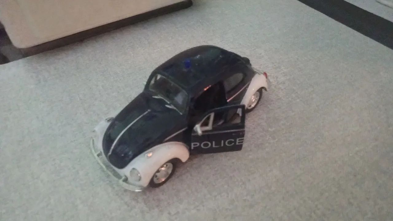 Miniatura Fusca Policial