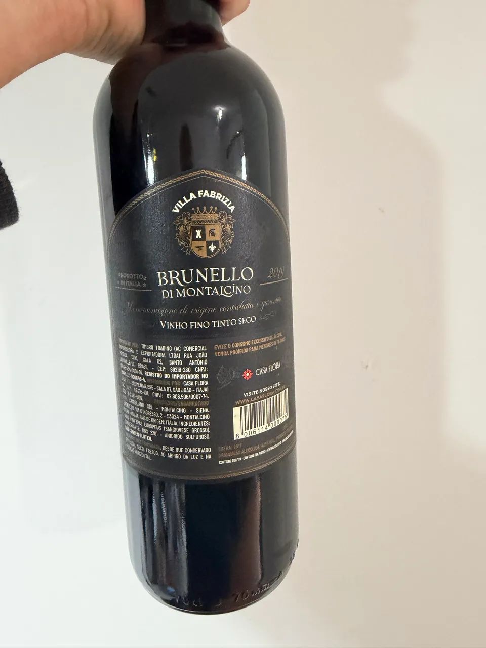 VINHO BRUNELO 2019 - VALOR 500  - Foto 3