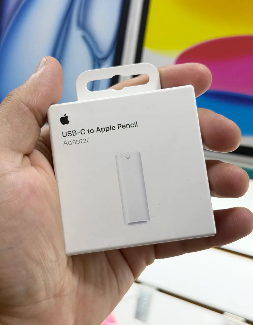 Adaptador usb-c para lightning para usar apple pencil 1 ª geração em ipad 10 e 11 a16