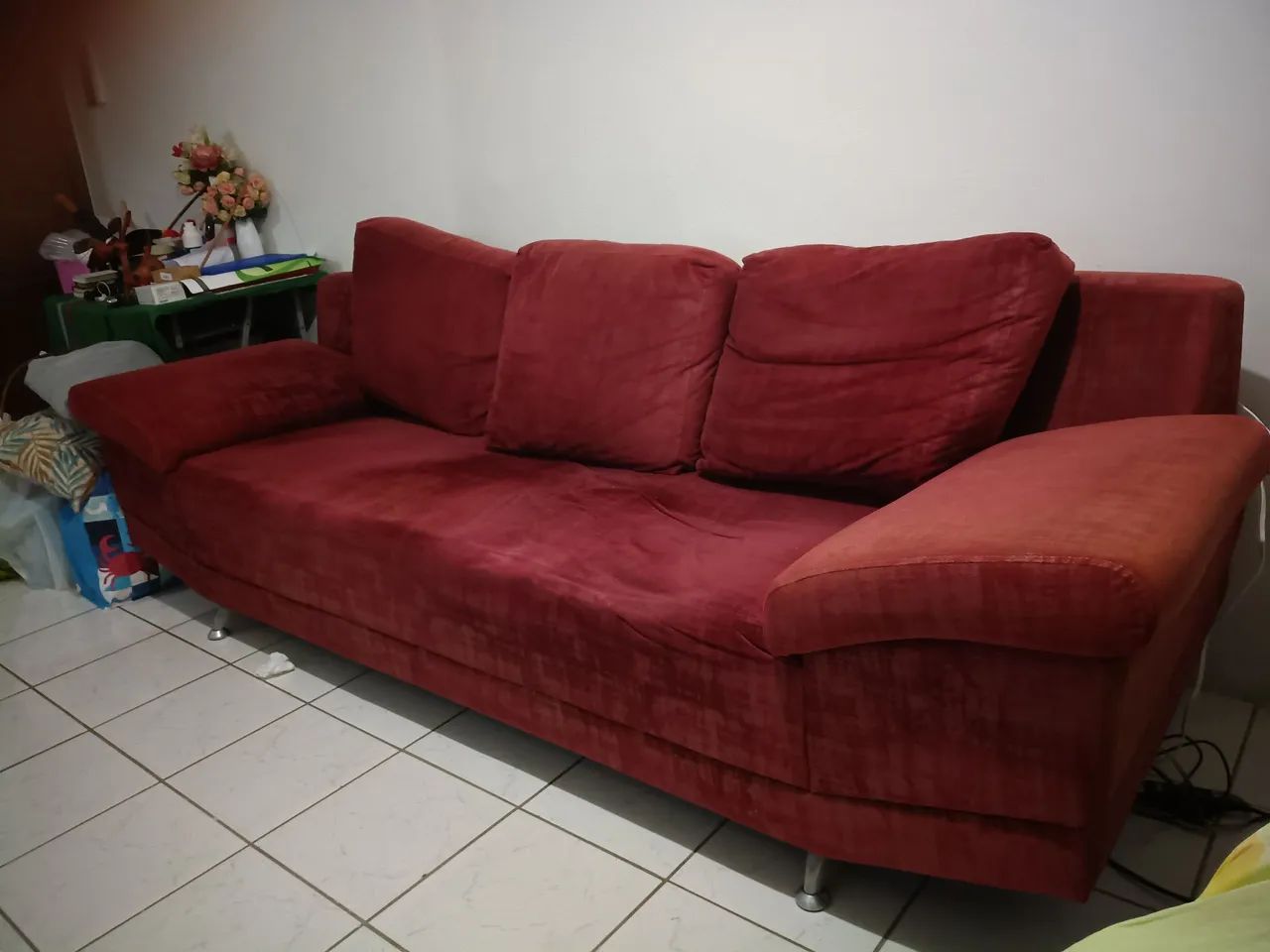 Vendo sofá usado, precisando de reforma  - Foto 2