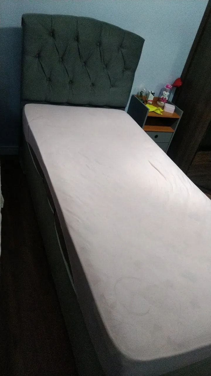 Cama baú solteiro e cabeceira - Foto 3