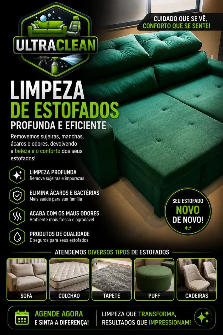Limpeza de estofados 