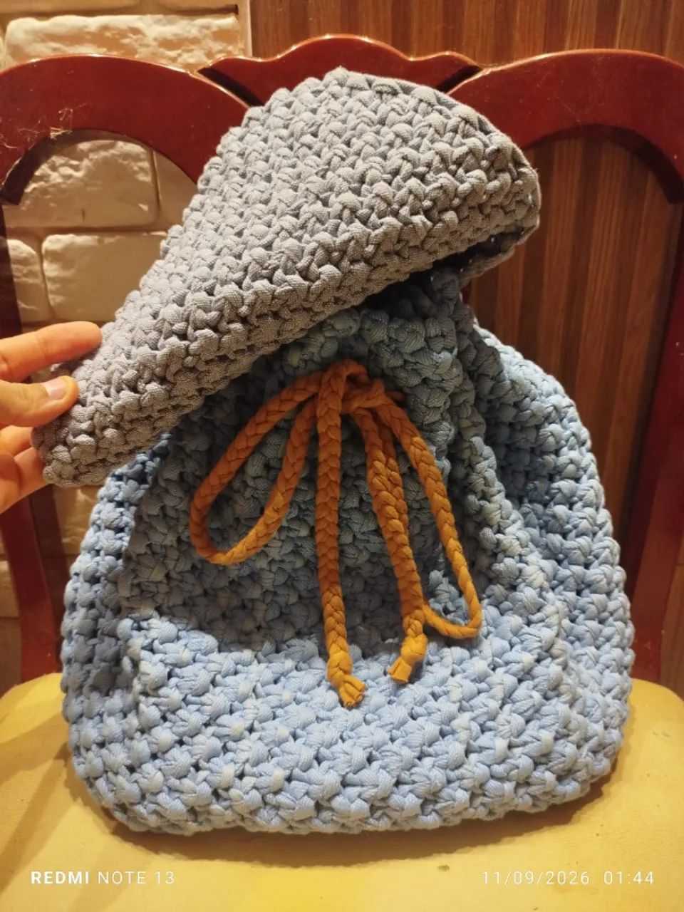 Bolsa Artesanal em Macrame  - Foto 3