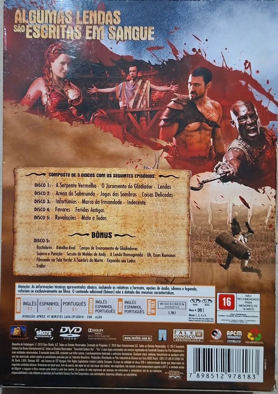 Spartacus Primeira temporada Completa - Foto 2