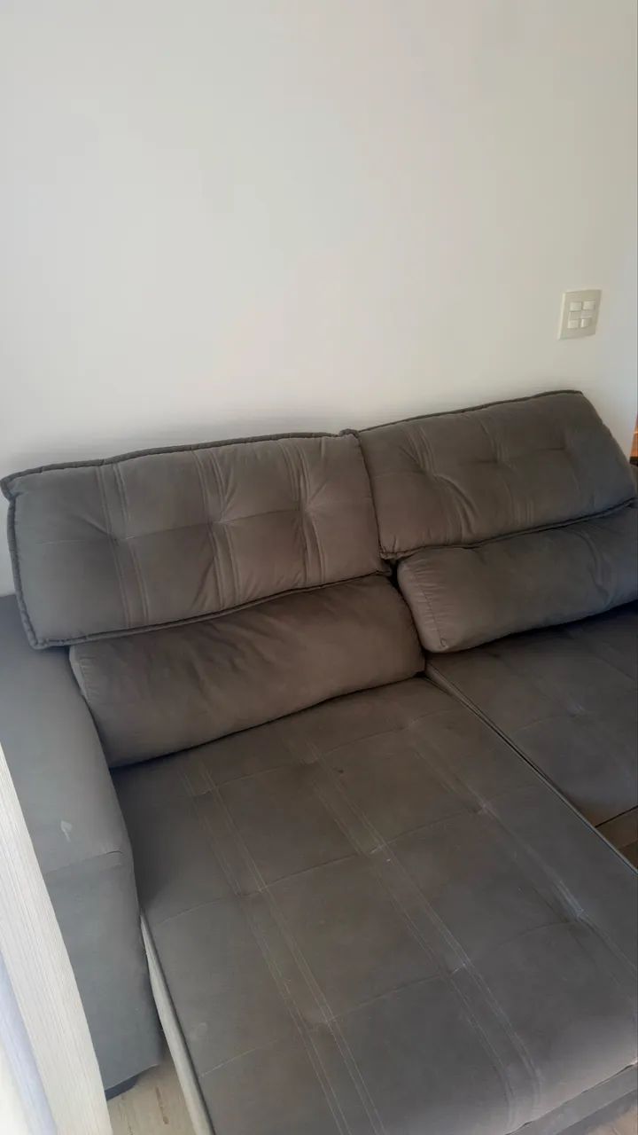 Sofá Retrátil Reclinável 3 Lugares  - Foto 3