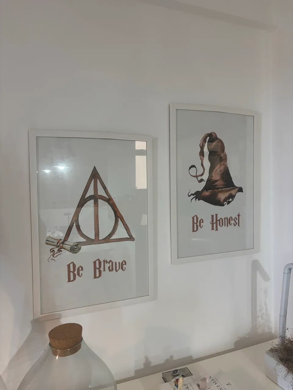 Par de quadros Harry Potter