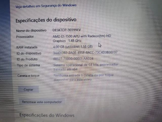 Notebook Samsung Np275e4e Memoria 6Gb Ddr3 Ssd 120gb Windows 10 - Foto 5