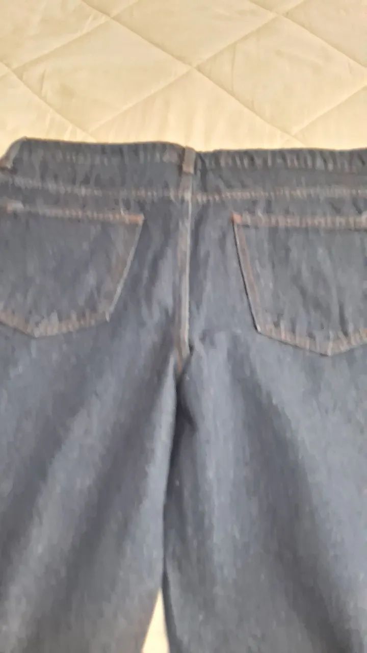 Calça masculina jeans tradicional  - Foto 3