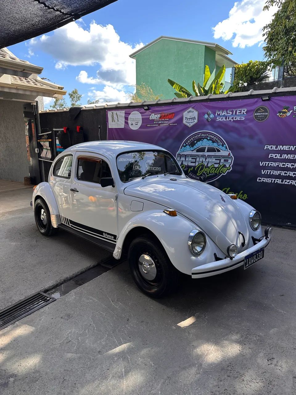 fusca placa preta 