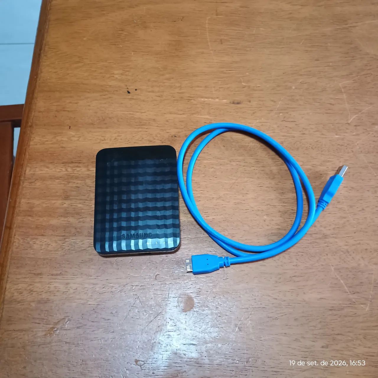HD externo Samsung 1TB+cabo de conexão  - Foto 3