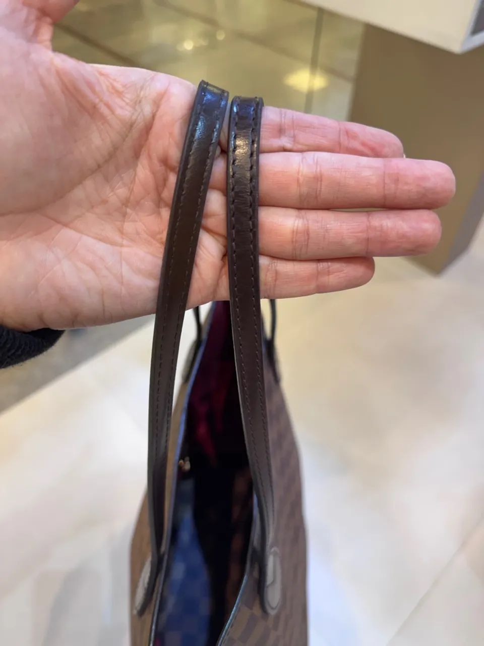 Bolsa Tote Louis Vuitton Neverfull Mm - Cherry - Foto 3