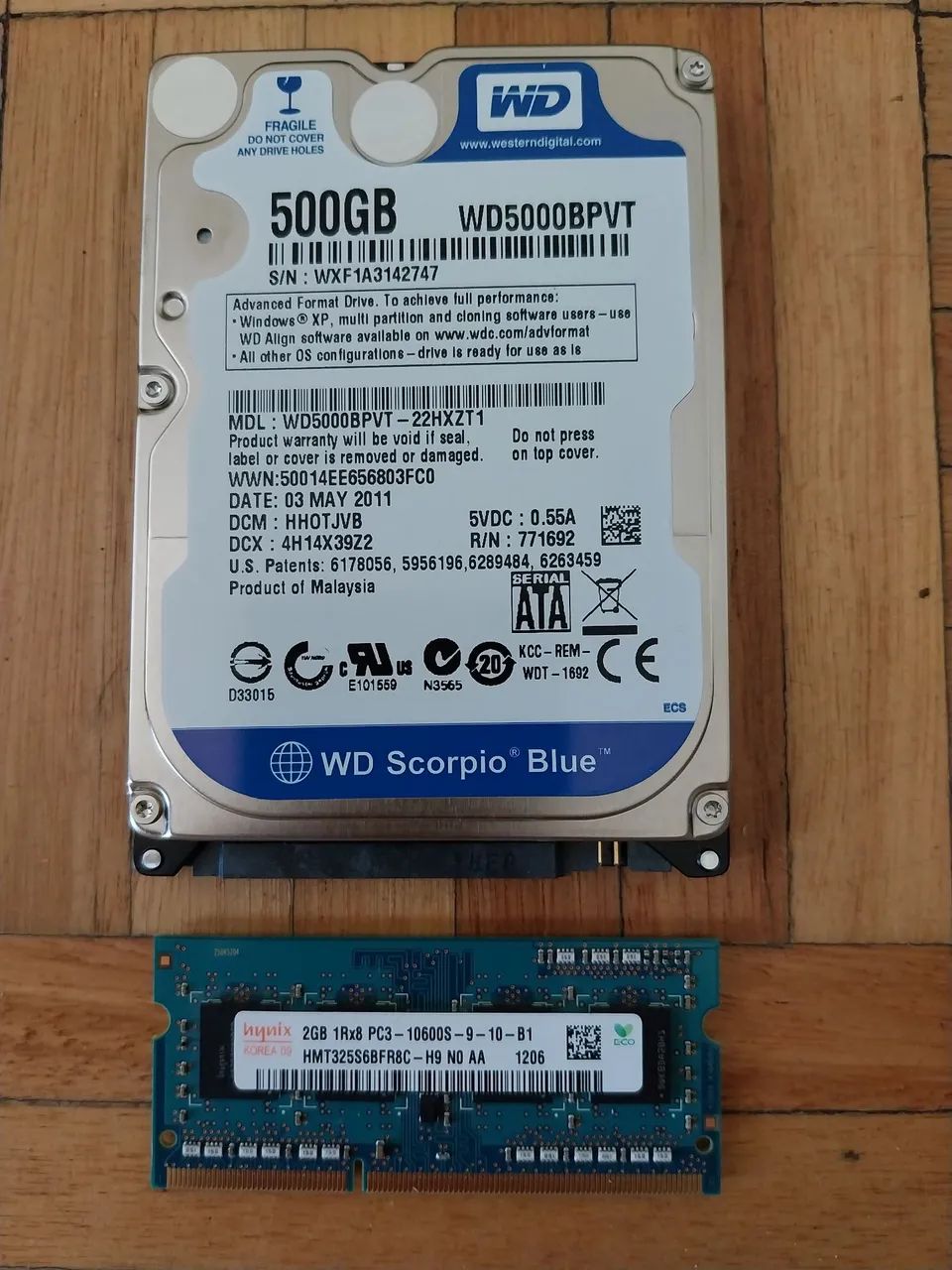 Peças de notebook 