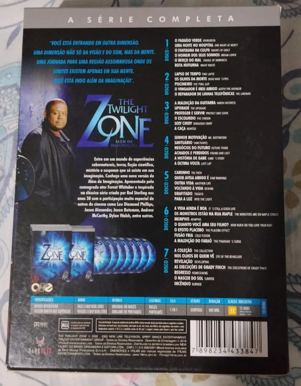 Seriado Além Da Imaginação de 2002 com Forest Whitaker. - CDs