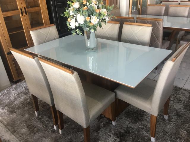 Mesa casual sala de jantar clim e moderna - Foto 4