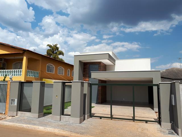 Casa Vicente Pires nova 4 quartos vazado estrutural