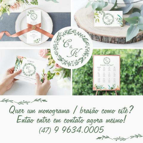 Monograma para Casamento, Batizado, Aniversário, Festas - Foto 5