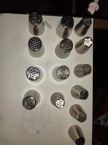 Bicos de confeitar, preço negociável e dependendo do lugar eu entrego - Foto 3