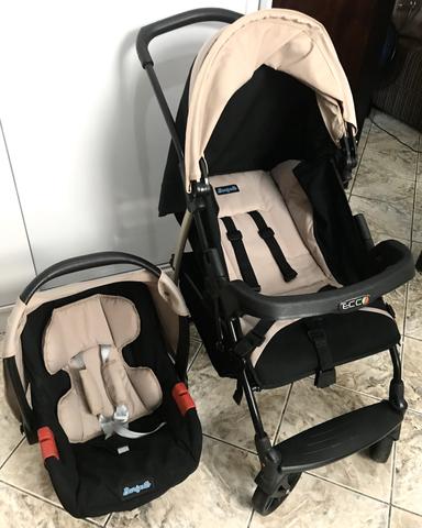 Carrinho de Bebê + Bebê Conforto Burigotto - Foto 4