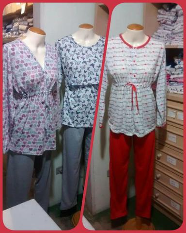 Pijamas para Amamentar/Pos-Cirurgico