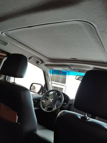 Pajero full 2010/2010 HPE 7 lugares prata teto solar 200 hps - Foto 8