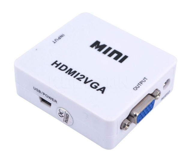 Conversor Hdmi Para Vga 1080p Full Hd Adaptador Hdmi2vga - 25 - Foto 2