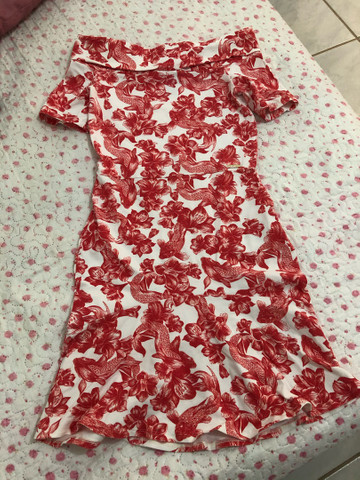 vestido colcci florido