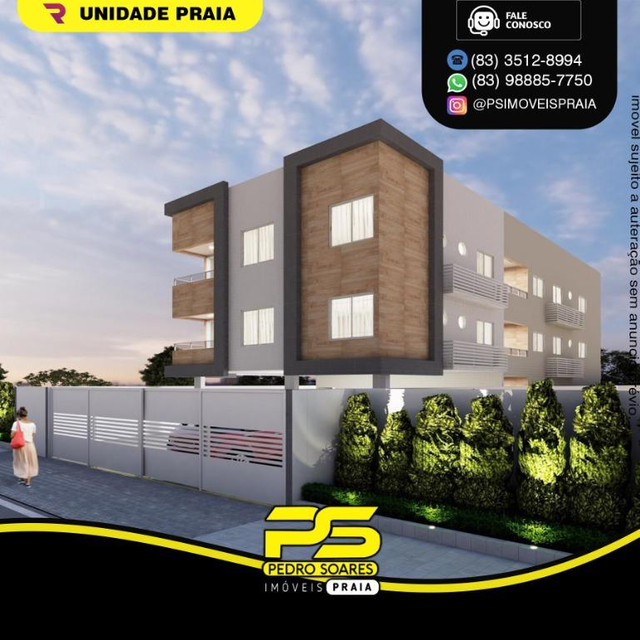 Apartamento com 2 dormitórios à venda, 56 m² por R$ 200.000 - Bessa - João Pessoa/PB