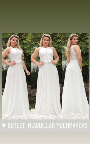 Vestido longo para casamento civil  - Foto 2