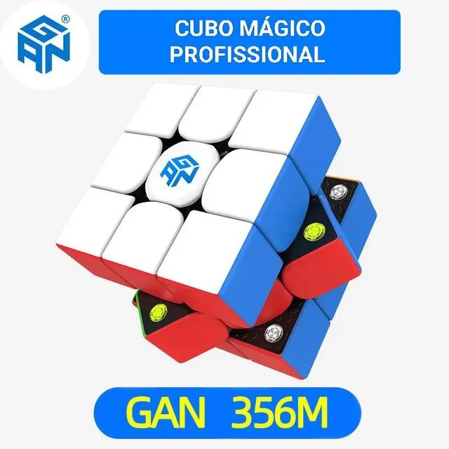 Cubo Mágico Magnético Profissional Gan 356M - LACRADO!!! - Hobbies