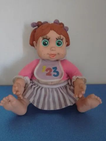 Boneca antiga coleção travessos interativa funcionando 