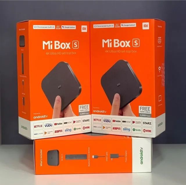 Xiaomi Mi Box S controle de voz 4K 8GB preto com 2GB de memória RAM - Foto 4