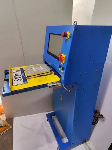 Prensa Hidráulica Placa Mercosul Matriz e Conj Alfa Numéricos - Foto 3
