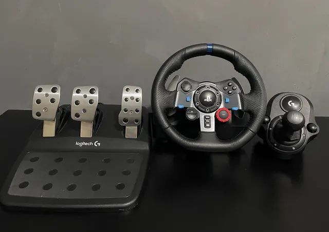 Volante Logitech G920 com pedal + Câmbio Driving Force Shifter