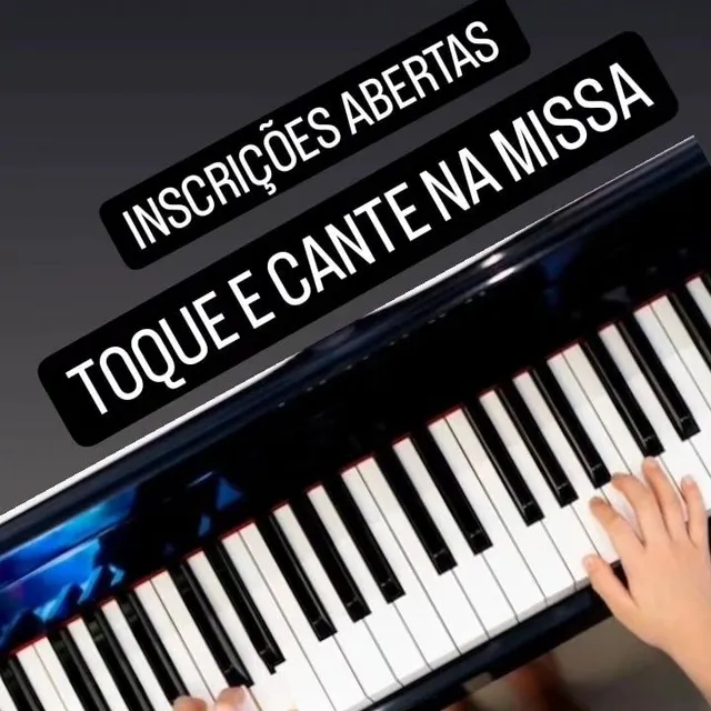 Estão abertas as inscrições para as Aulas de Piano