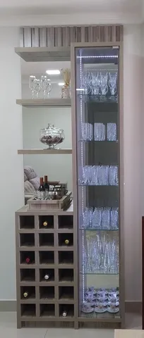 Cristaleira planejadas