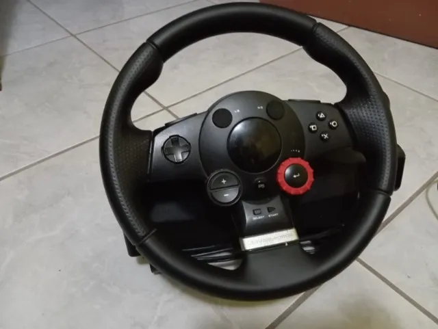 Volante Logitech Driving Force Gt, Acessório p/ Videogame Logitech Usado  86473822