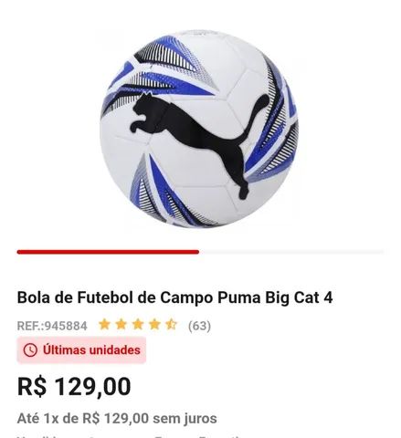 Bola de Futebol de Campo Puma Big Cat 4 em Promoção