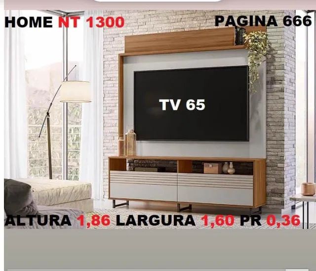 Home NT 1300 entrega e montagem grátis para toda Maceió 