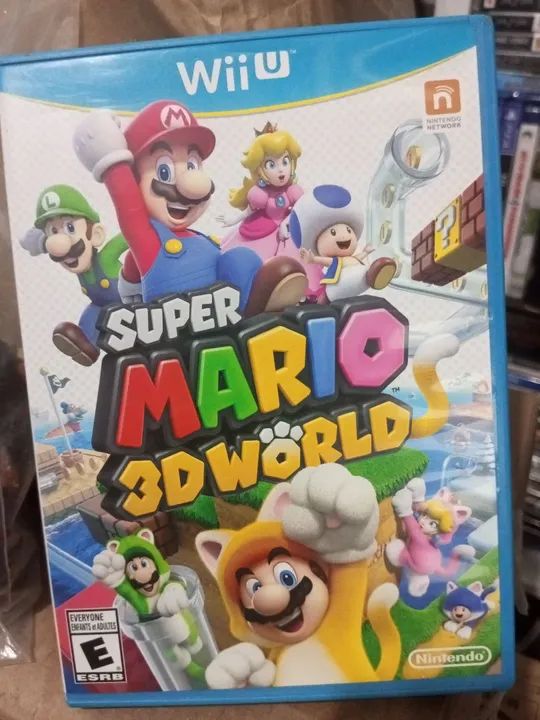 Jogo game Super Mario 3D World para Nintendo Wii U