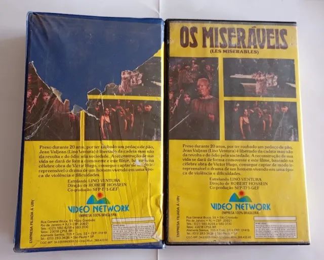 VHS Duplo Dublado Os Miseráveis (1982) - Foto 2