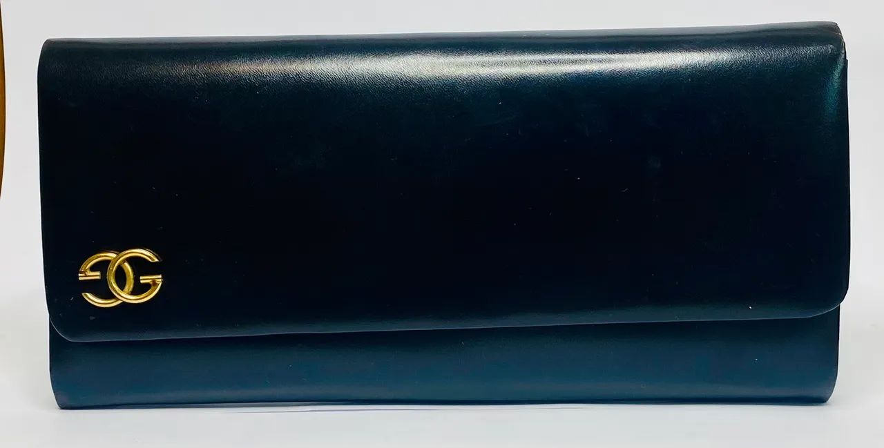 Bolsa de mão Clutch G U C C I Original Preta - Foto 2