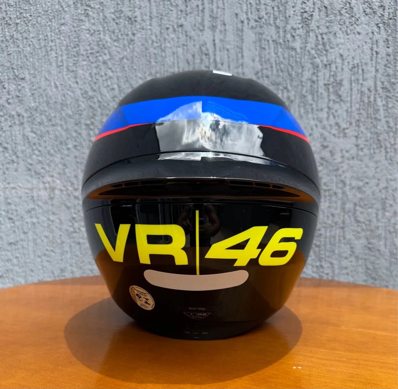 Capacete AGV K1 VR46 SKY Racing Team + Viseira Azul Original + Tamanho L/G - 60 - Foto 3