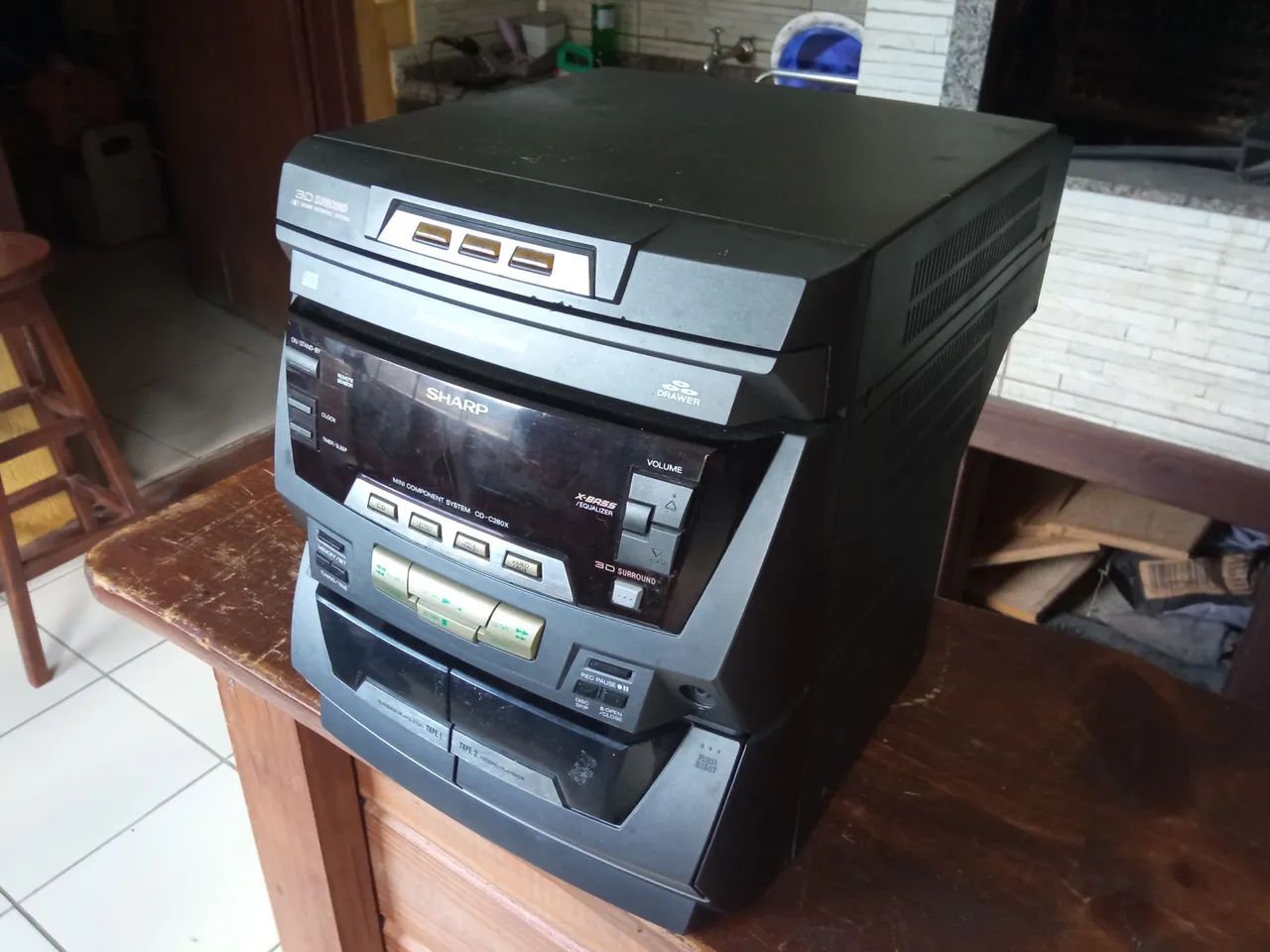 Som Sharp 3 CD Player - Foto 3