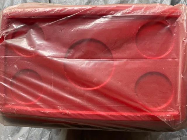 Caixa Térmica - Cooler Vermelha - Foto 3