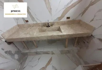 Lavatórios / Nicho - Mármore Nacional Travertino - Foto 2