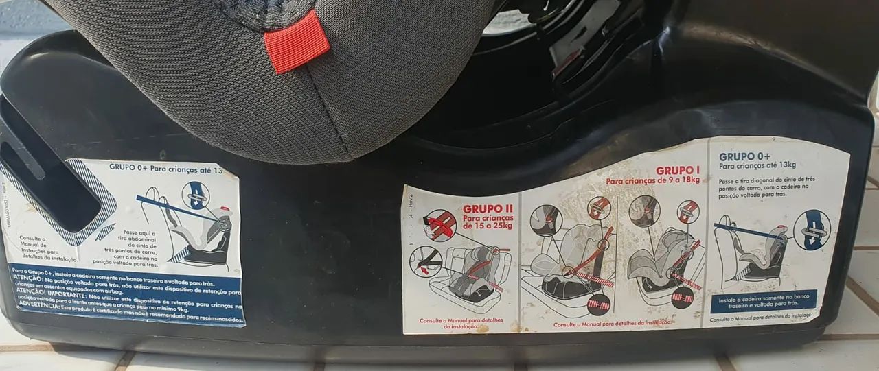 Cadeira preta para carro Matrix Evolution 0 a 25 kg - Foto 5