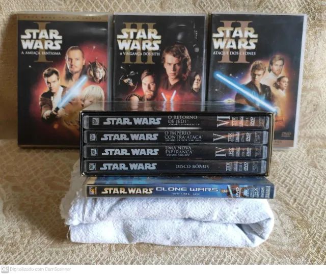 DVDs Star Wars - Coleção Completa + Brinde
