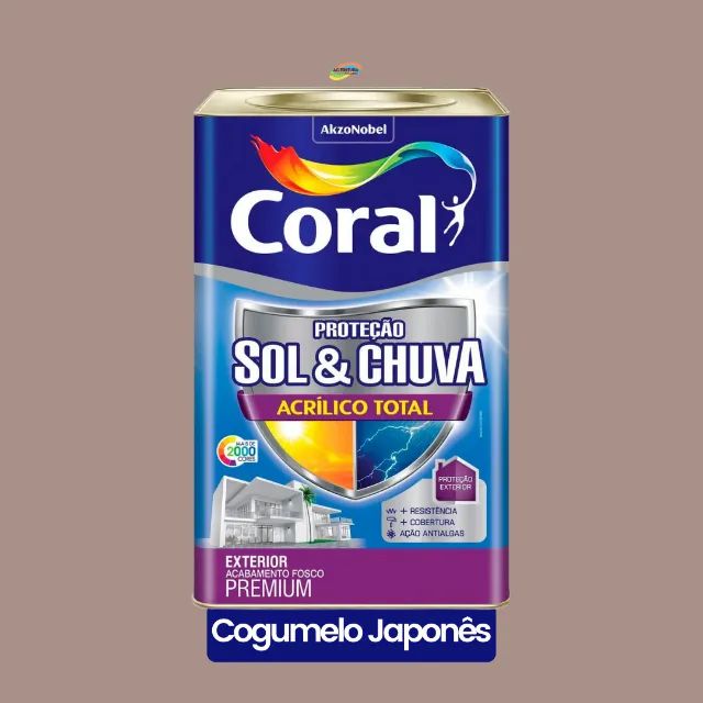 Tinta Coral Sol & Chuva Acríllico Total Premium 18L  - Foto 5